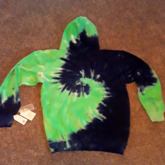 Tie Dye NWT Dreamsicle Adult hooded sweatshirt - Picture 2 of 4